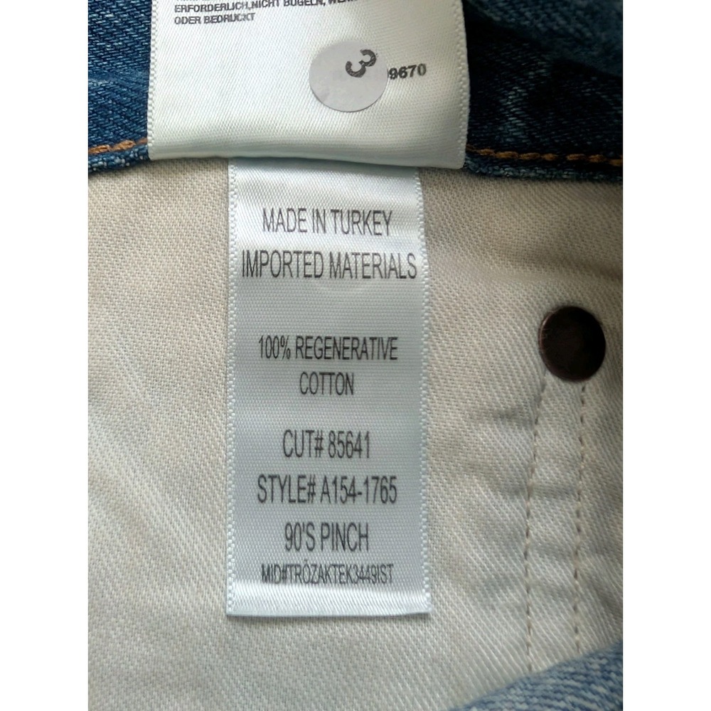 NWT Agolde Jeans Womens 28 (Fits 30x29) 90s Pinch Waist High Rise Circulate Wash - Picture 13 of 16